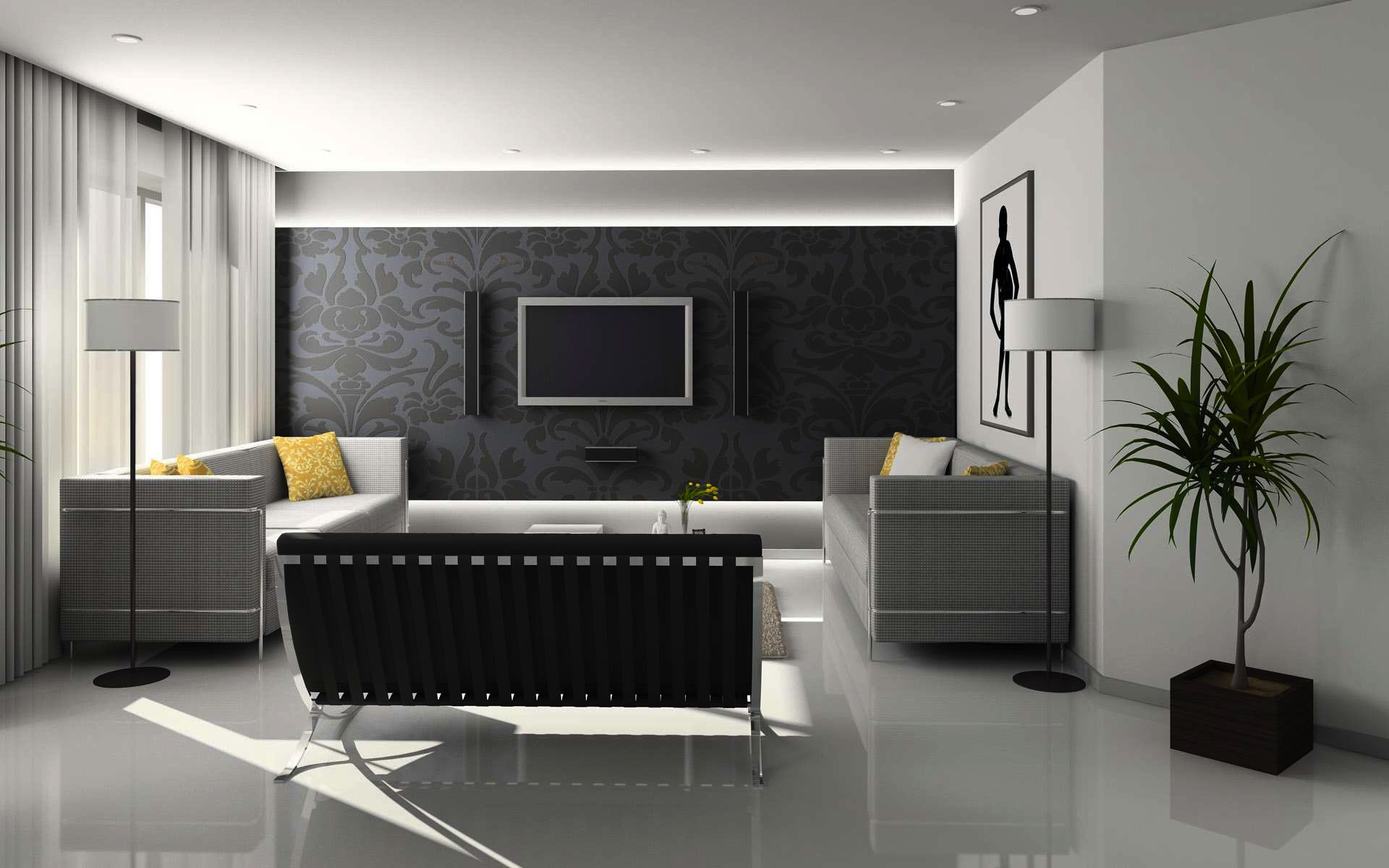 3d Luxury Interior Design Hd Wallpaper Custom Renovation